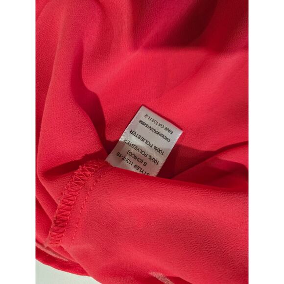 Rosette by Be Cool Women’s Raspberry Layered Tank Top Sz Small Polyester - Picture 7 of 8